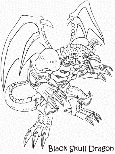 Yu-Gi-Oh coloring page