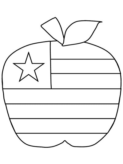 fourth of july coloring page