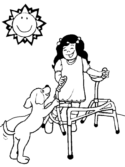 companion dog coloring page