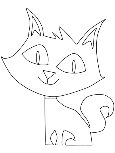 cute cat coloring pages