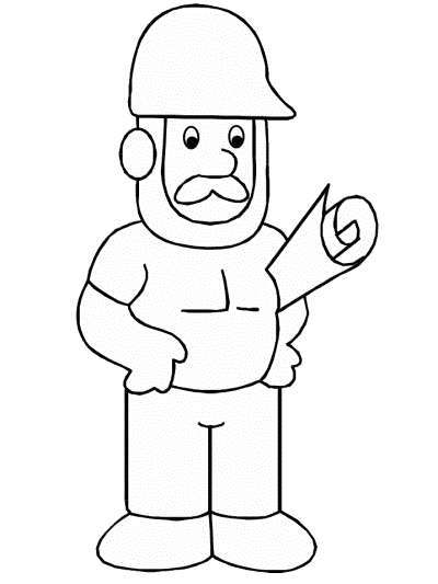 construction coloring page