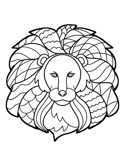 leo coloring page