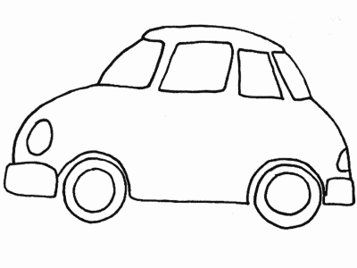 car coloring page