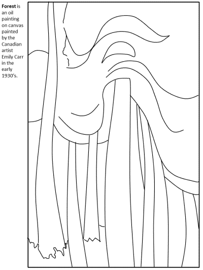 artwork coloring pages