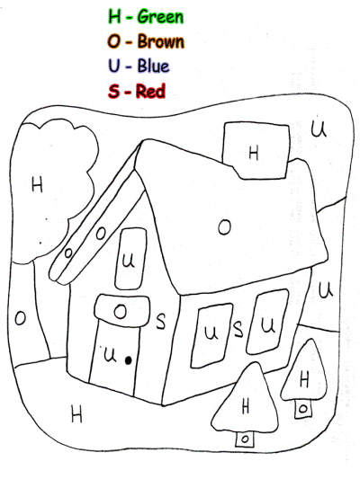 houses and homes coloring pages