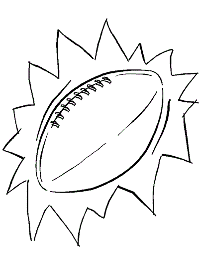 football coloring page