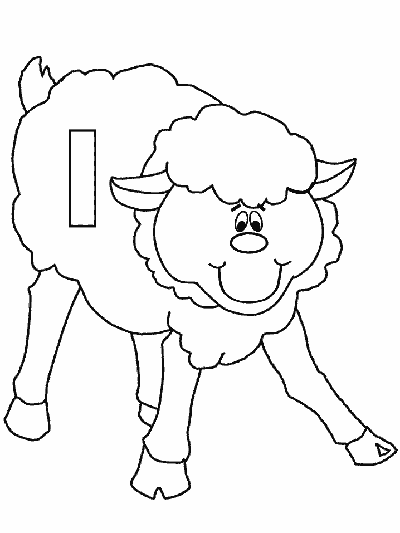 lower case letter l coloring page