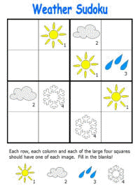 weather sudoku puzzle