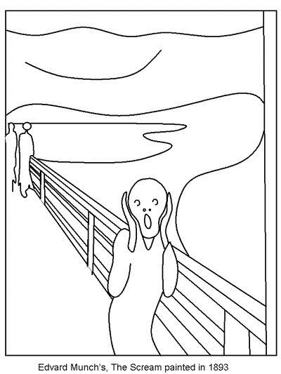 artwork coloring pages