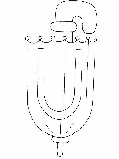 upper case letter u coloring page