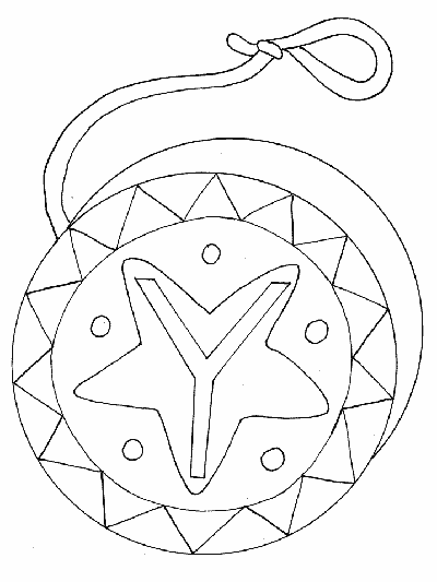 upper case letter y coloring page