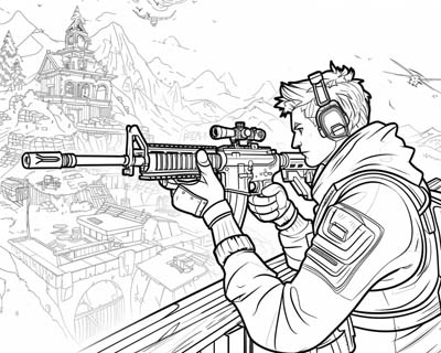 fortnite coloring page