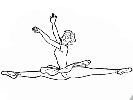 dance coloring page