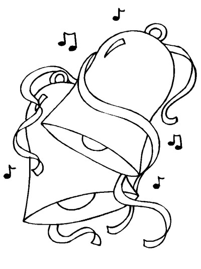 church bells coloring page