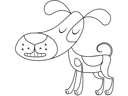 dog coloring pages