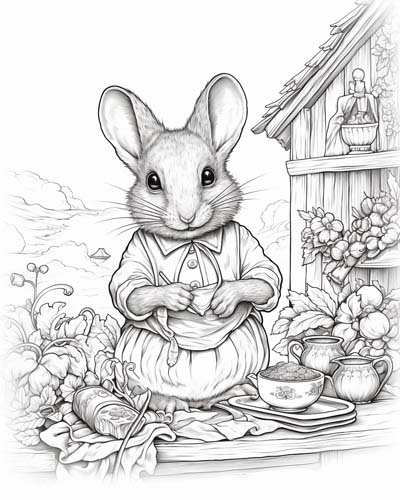 Peter Rabbit coloring page