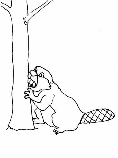 tree coloring page