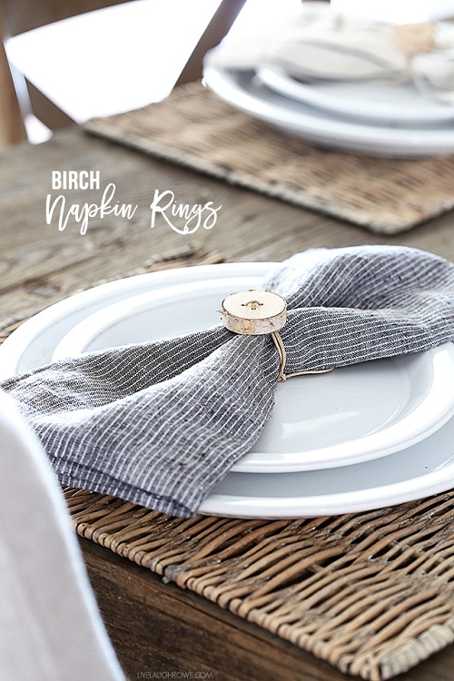 Birch Napkin Rings