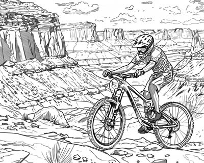 Canyonlands National Park coloring page