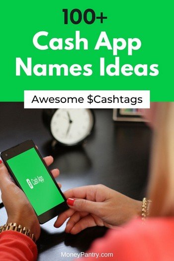 Here are some of the most creative, funny, cute, and "billionaire" Cash App names. Take your $Cashtag name to the next level!