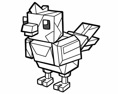 minecraft coloring page