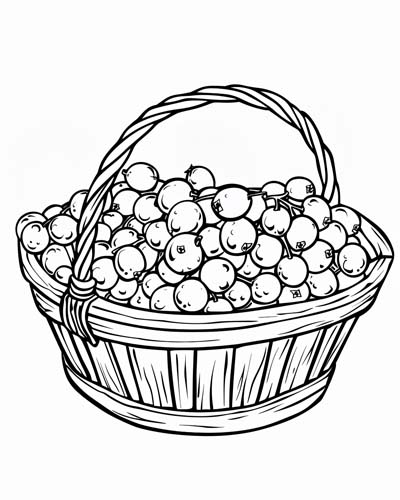 cranberries coloring page