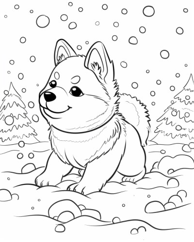 christmas coloring page