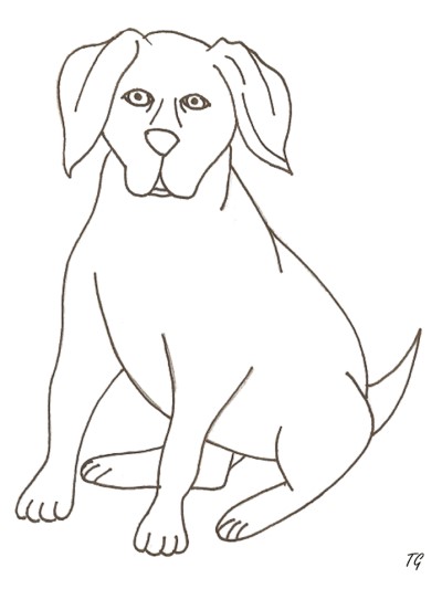 dog coloring pages