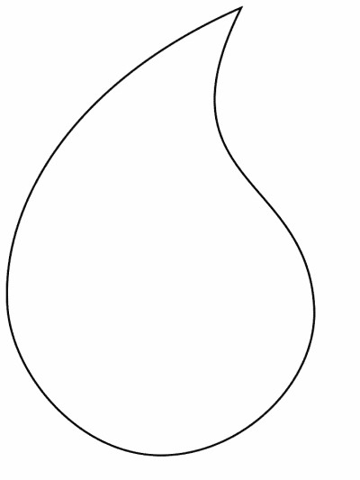 raindrop coloring page