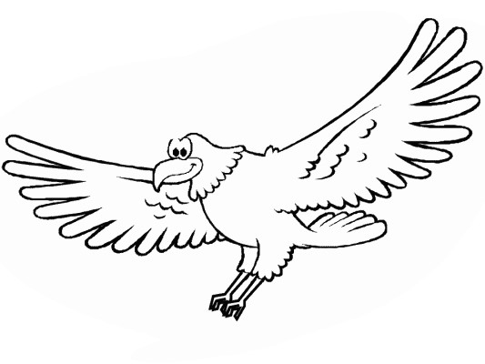 eagle coloring page