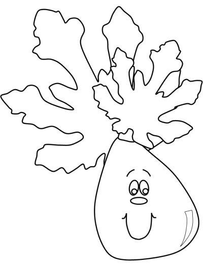 fig coloring page