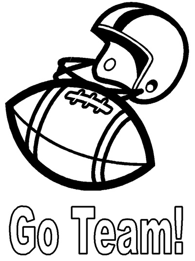 Go team! coloring page