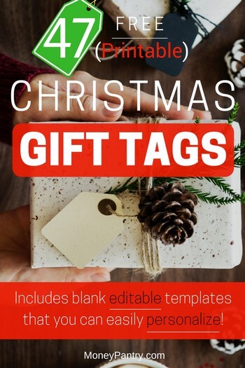 Add a "handmade" touch to your holiday gifts with these awesome free Christmas gift tags that you can print instantly...