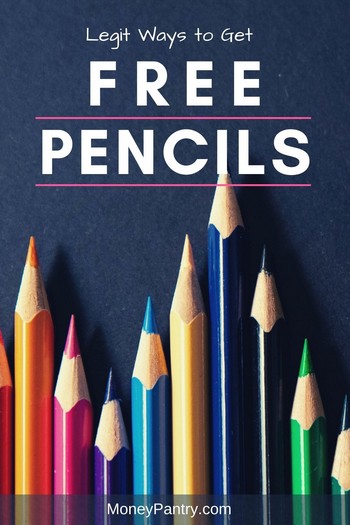 These are easy ways you can get a lot of free pencils by mail (links to free pencils request forms included!)...