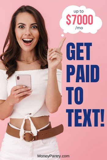 These companies pay you to text flirt, answer questions via text, provide text support, talk with lonely men, and more...