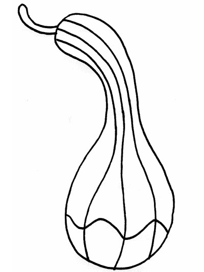 gourd coloring page