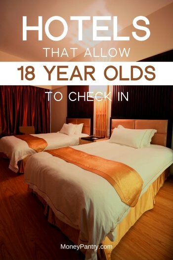 Yes, you can check into a hotel if you are 18! These hotels allow 18-year-olds to check in...