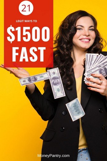 How to make $1500 fast