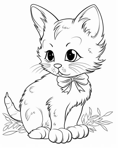 cat coloring pages