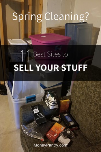 These sites are the best places to sell your unwanted stuff (furniture, books, antiques, clothes even gift cards!)