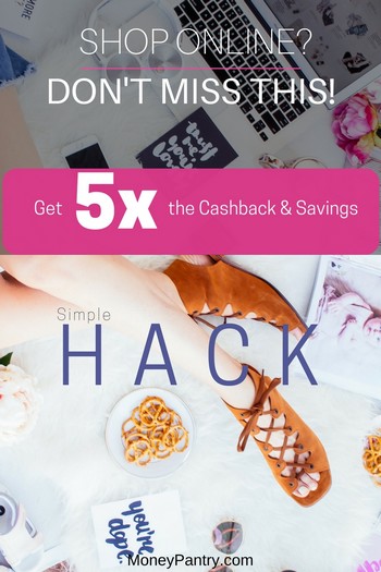 This simple 5 step hack will not only save you money when you shop online, but it'll also earn you money!