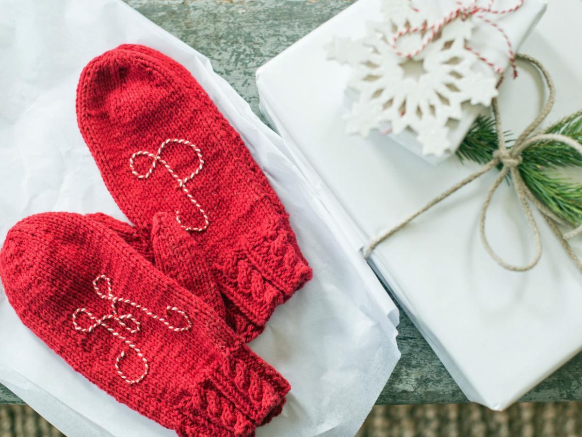 Monogrammed Mittens