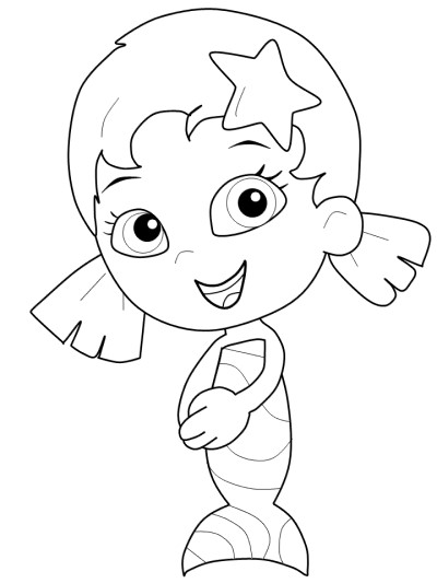 Bubble Guppies coloring page