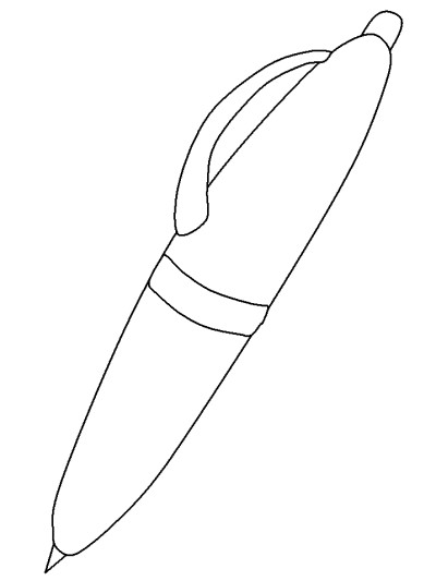 Pen coloring page