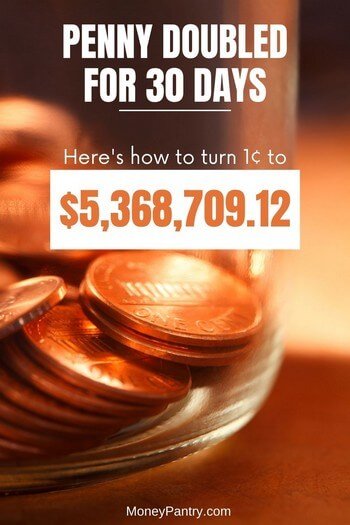 Here's what happens if you double a penny for 30 days...