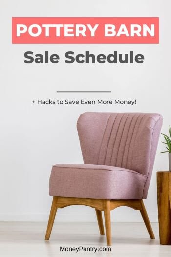 When does Pottery Barn have sales? Here's the Pottery Barn Sale Schedule and everything you need to know to save big...