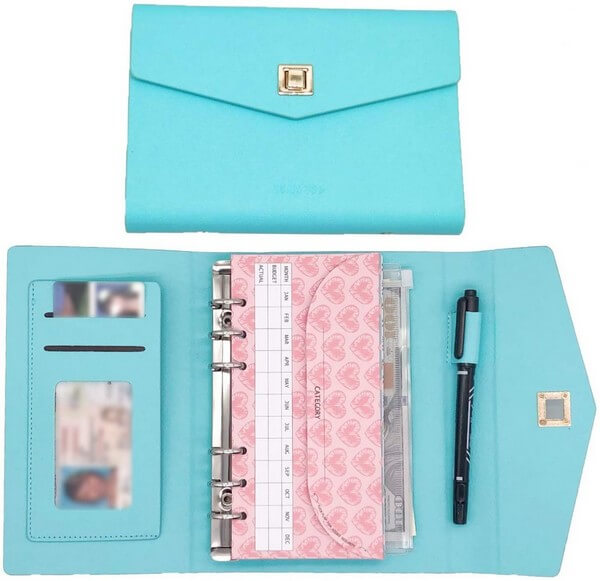 Rnairni All-in-One Cash Envelopes Handbag Wallet