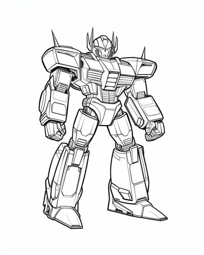 Transformer Robots Coloring Pages