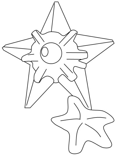 starfish coloring page