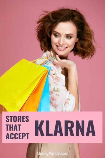 These stores let you pay with Klarna (Buy Now Pay Later)...